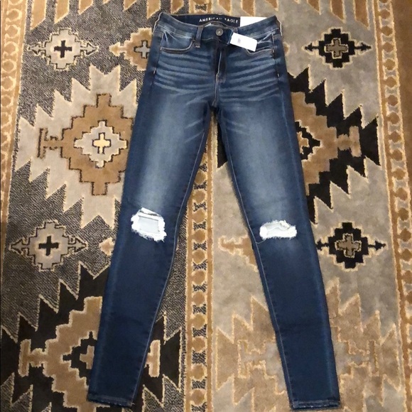 American Eagle Outfitters Denim - American Eagle Distressed Jeggings▫️4 X Long